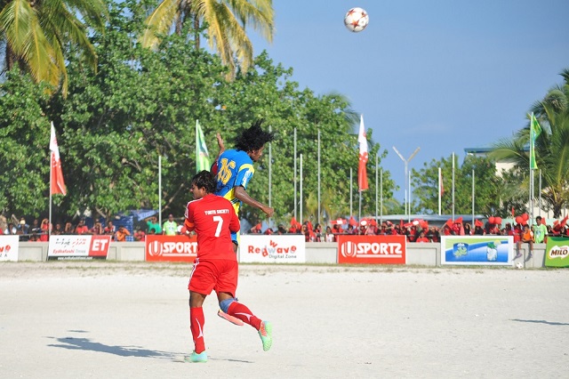 މިއަދު ކިހާދުއާއި ގޮއިދޫ ބައްދަލުކުރި މެޗުގެ ތެރެއިން – އީޓީ ފޮޓޯ: އިބްރާހީމް ޒަހާން ޒާހިރު