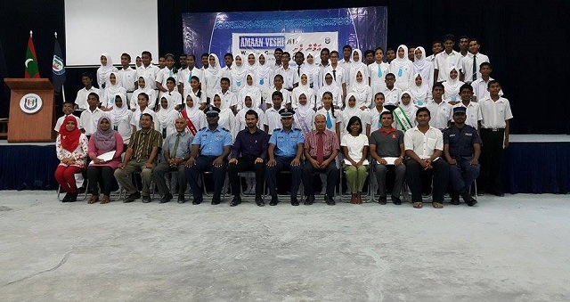 "އަމާން ވެށި" ކޭމްޕުގެ ބައިވެރިން – ފޮޓޯ: ޕޮލިސް