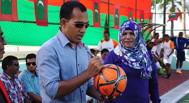 އޭދަފުށީ ފުޓްސަލް ދަނޑު ހުޅުވައިފި