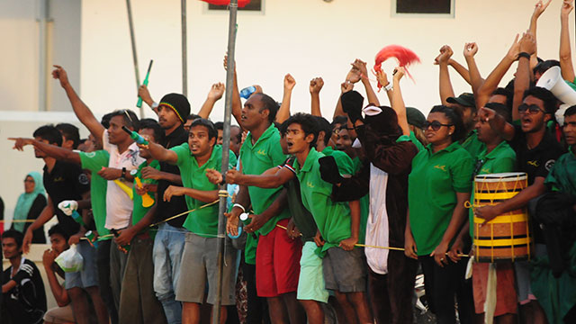 އަމިއްލަފުށި ސަޕޯޓަރުން - ފޮޓޯ / އަލީ ރައްޒާން