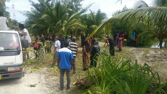 ތިމާވެށިގެ ދުވަސް ފާހަގަ ކުރުމަށް ގޮއިދޫ ކޯރު ސަރަހައްދު ސާފުކުރަނީ