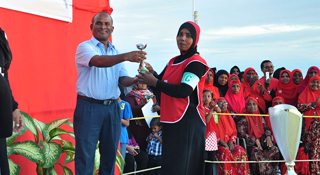 މުބާރާތުގެ ބަށި ރާނީ ގޮއިދޫ ޓީމުގެ މިލްނާ