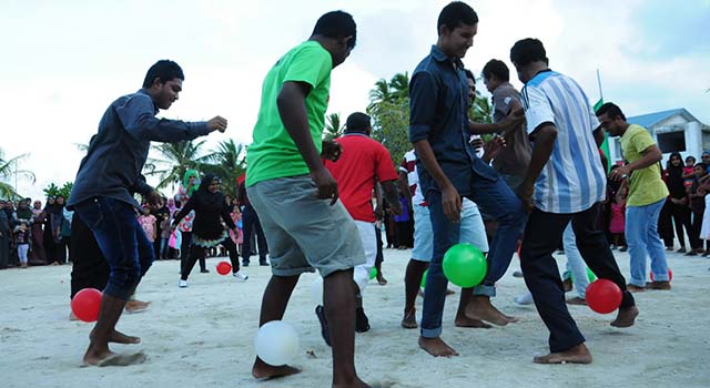 ޒުވާނުންގެ ދުވަސް ފާހަގަ ކުރުމަށް ކުޅިވަރު މުބާރާތްތަކެއް ބާއްވަނީ