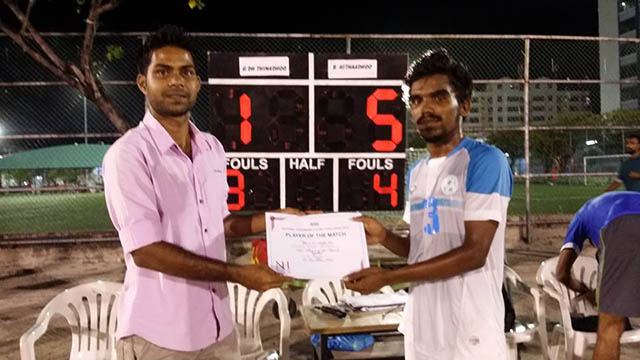 ހިތާދޫ ނެޝަނަލް ފުޓްސެލް ޗެލެންޖުގެ ގަދަ 16 އަށް 