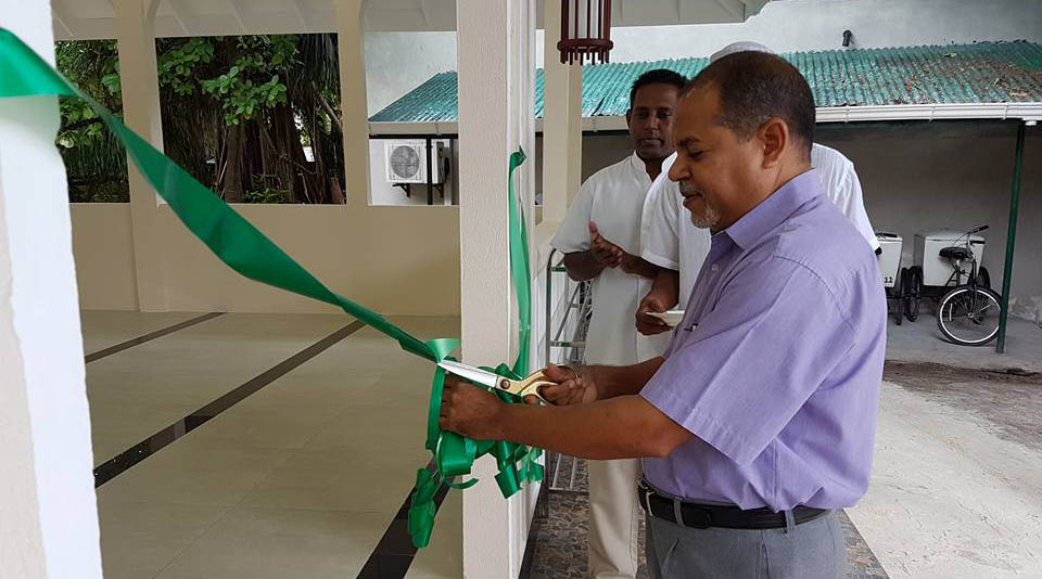 އަނަންތަރާ ރިސޯޓުގެ މިސްކިތް ބޮޑުކުރުމަށްފަހު އަލުން ހުޅުވައިފި