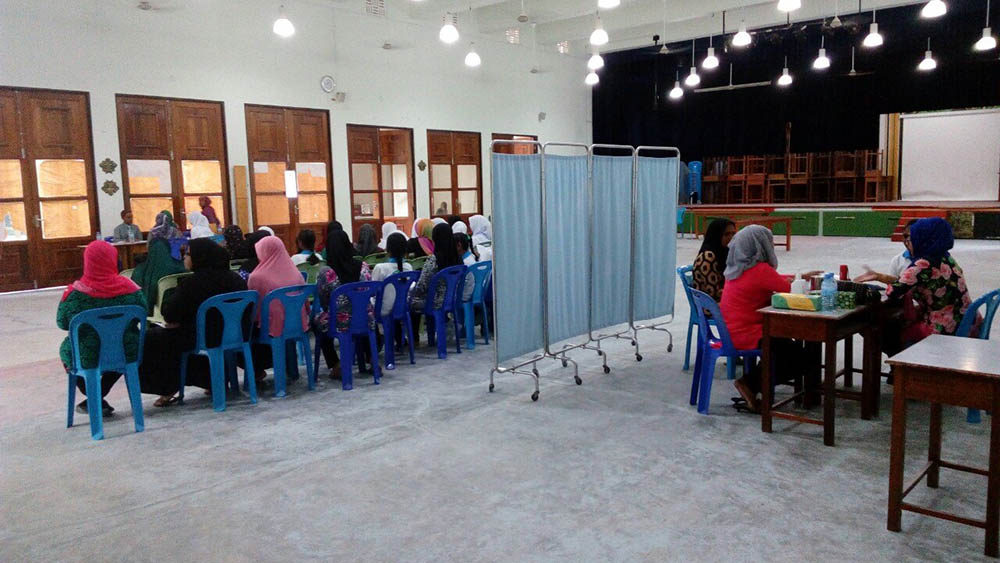 ތައުލީމީ މަރުކަޒުގެ ގްރޭޑް 7ގެ ދަރިވަރުން ހެލްތު ސްކްރީން ކޮށްފި