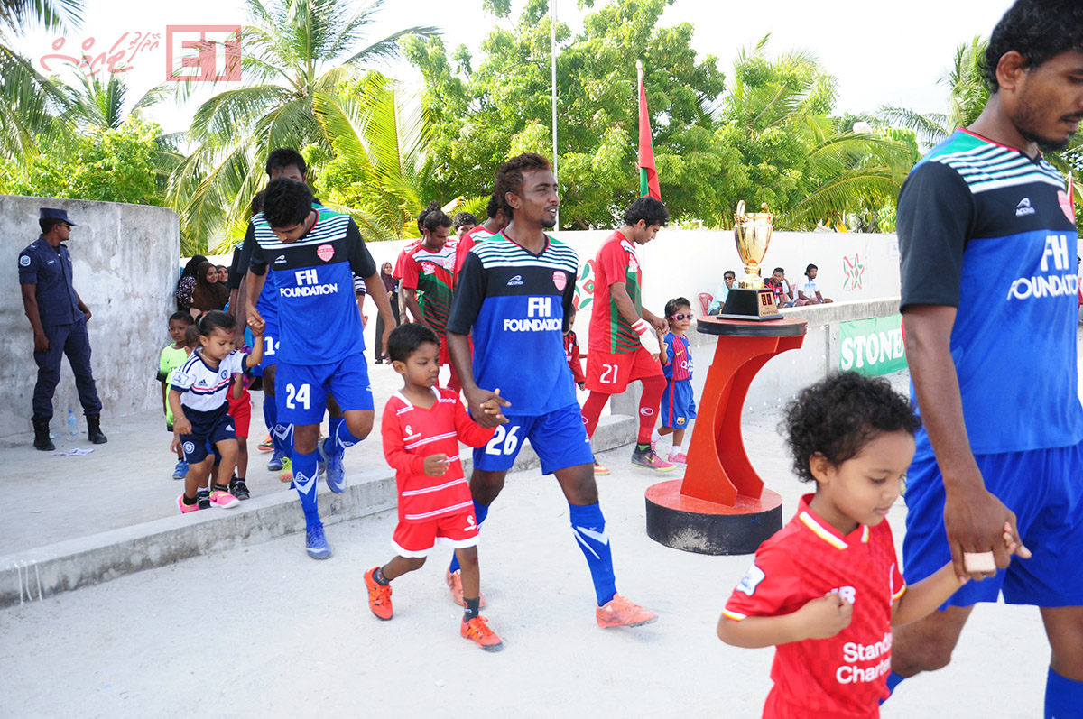 މިއަދު ހަވީރު އޭދަފުއްޓާއި އާއި ނައިފަރު ބައްދަލުކުރި މެޗްގެ ތެރެއިން | އީޓީ ފޮޓޯ:ރާއިފް ޔޫސުފް