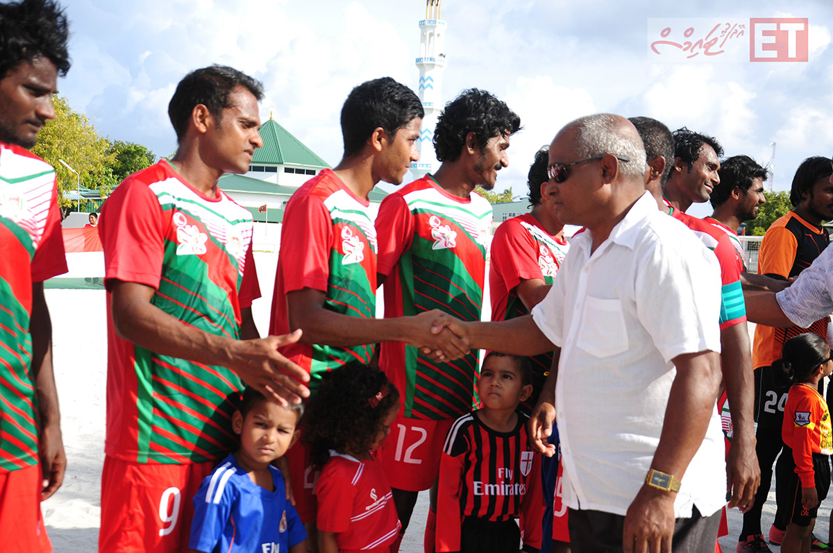 މިއަދު ހަވީރު އޭދަފުއްޓާއި އާއި ނައިފަރު ބައްދަލުކުރި މެޗްގެ ތެރެއިން | އީޓީ ފޮޓޯ:ރާއިފް ޔޫސުފް