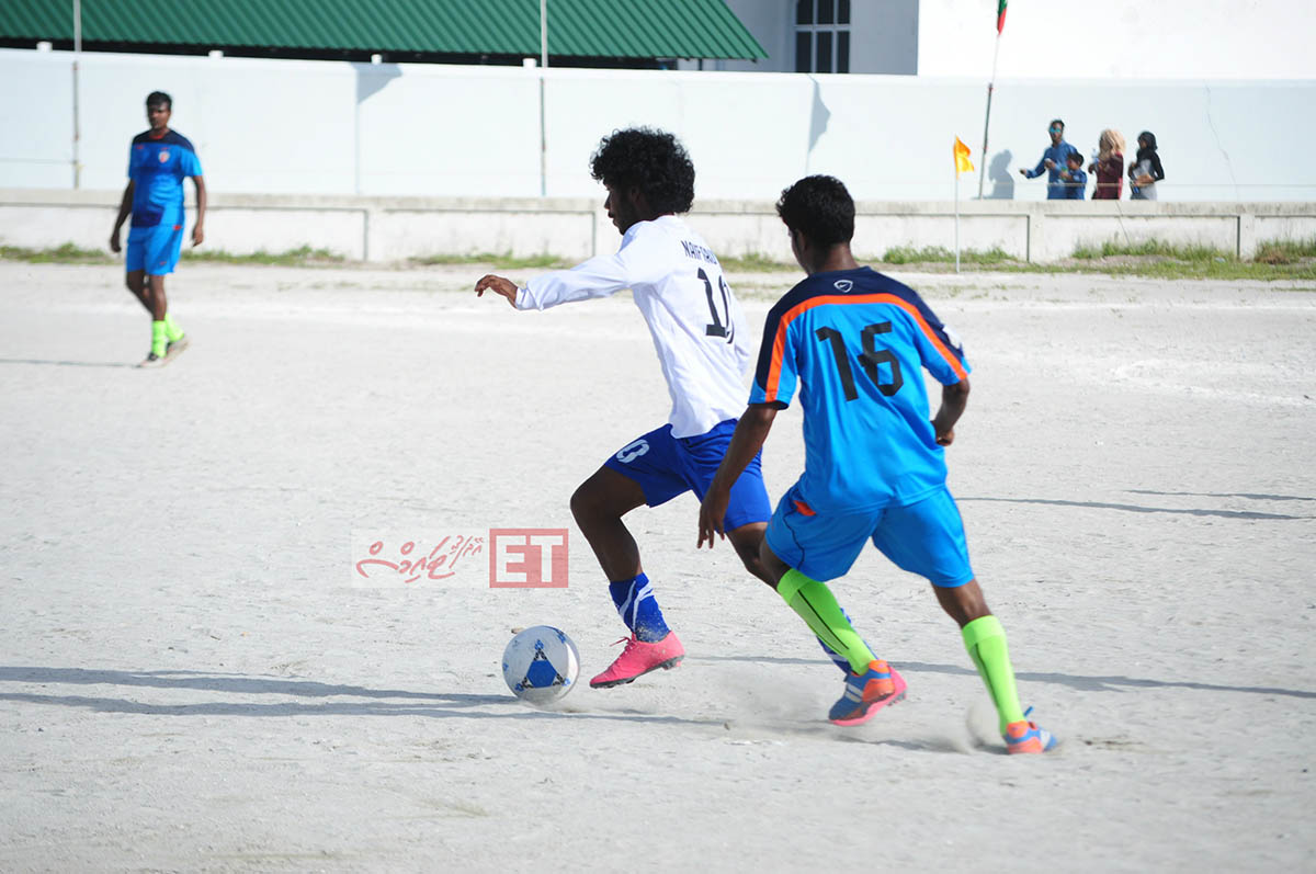 މިއަދު ހަވީރު އިންނަމާދޫ އާއި ނައިފަރު ބައްދަލުކުރި މެޗްގެ ތެރެއިން | އީޓީ ފޮޓޯ:ރާއިފް ޔޫސުފް