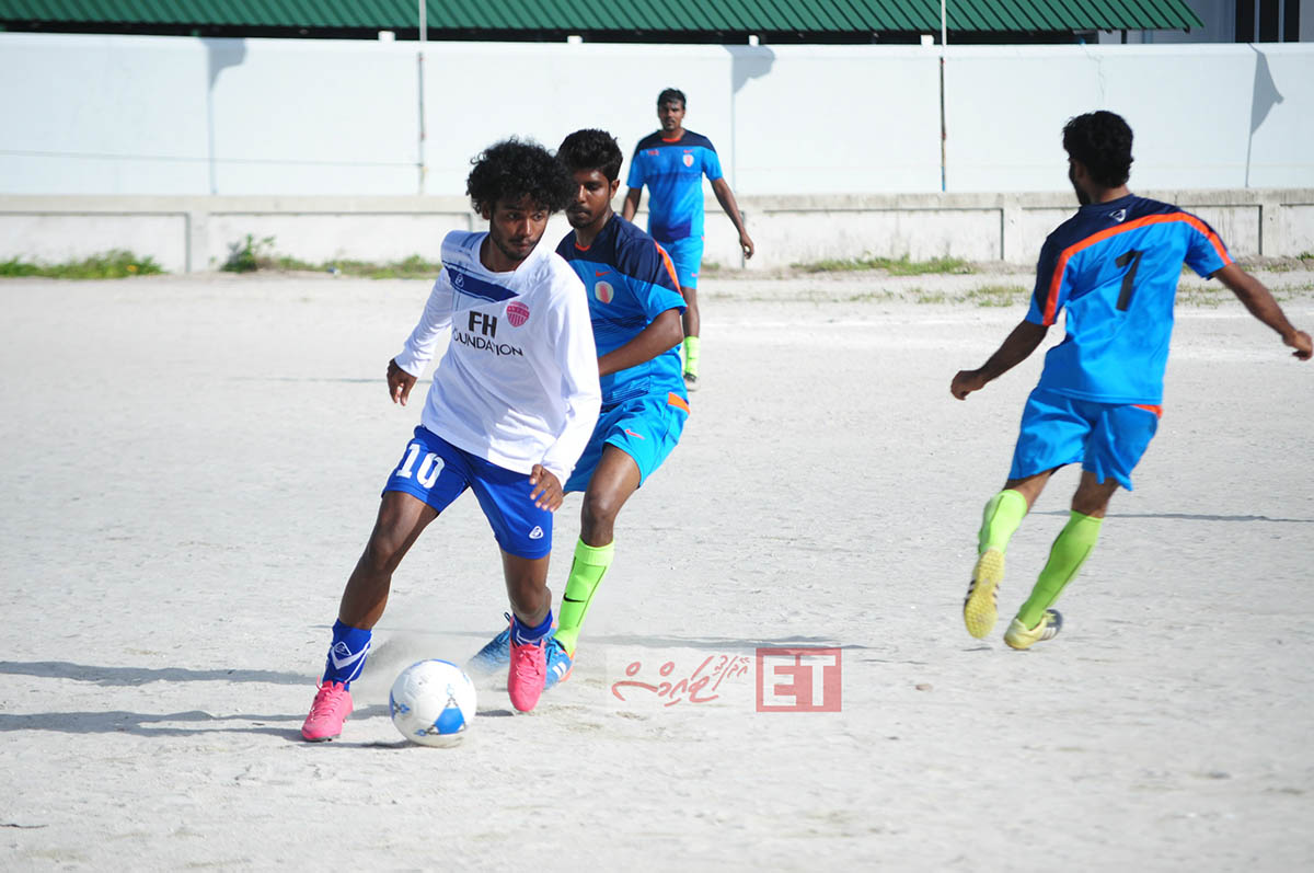 މިއަދު ހަވީރު އިންނަމާދޫ އާއި ނައިފަރު ބައްދަލުކުރި މެޗްގެ ތެރެއިން | އީޓީ ފޮޓޯ:ރާއިފް ޔޫސުފް