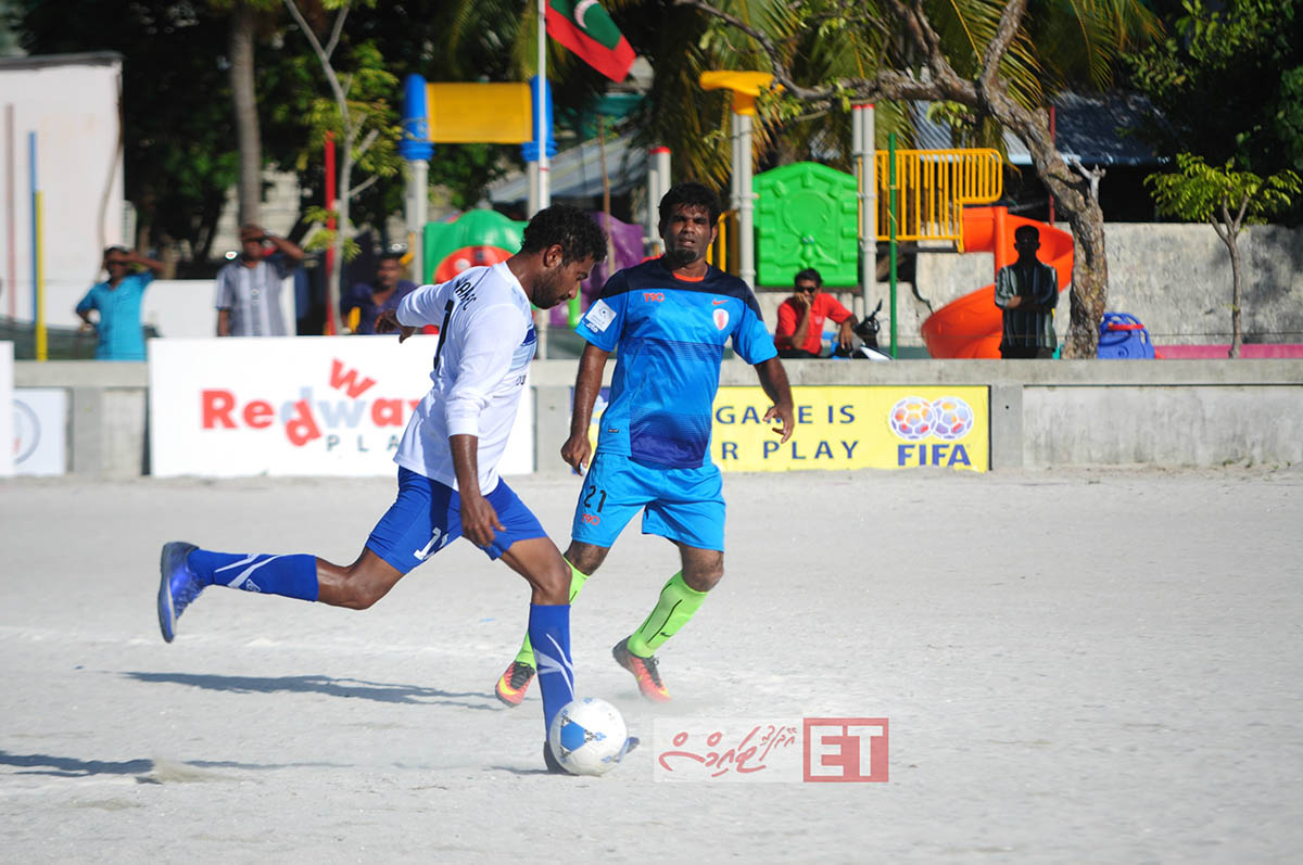 މިއަދު ހަވީރު އިންނަމާދޫ އާއި ނައިފަރު ބައްދަލުކުރި މެޗްގެ ތެރެއިން | އީޓީ ފޮޓޯ:ރާއިފް ޔޫސުފް