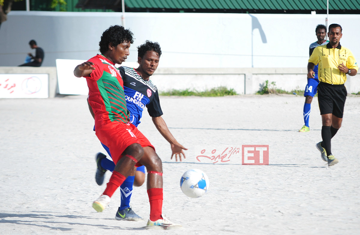 މިއަދު ހަވީރު އޭދަފުއްޓާއި އާއި ނައިފަރު ބައްދަލުކުރި މެޗްގެ ތެރެއިން | އީޓީ ފޮޓޯ:ރާއިފް ޔޫސުފް