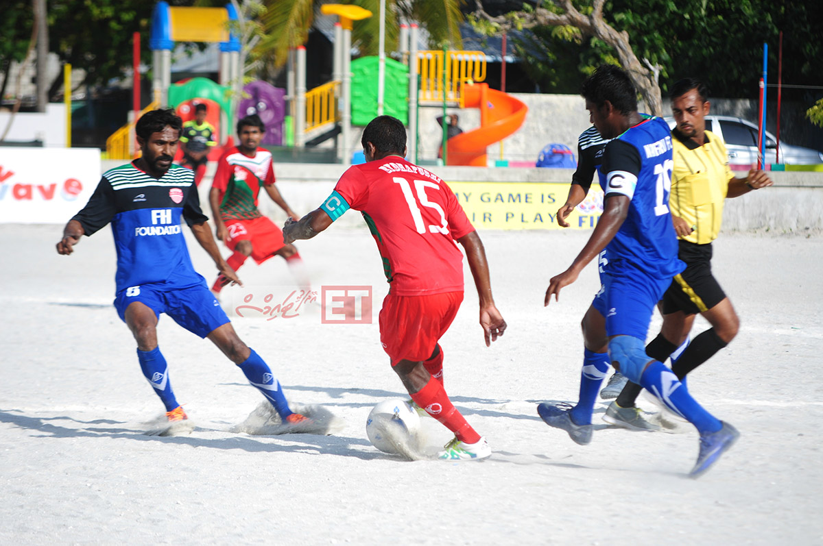 މިއަދު ހަވީރު އޭދަފުއްޓާއި އާއި ނައިފަރު ބައްދަލުކުރި މެޗްގެ ތެރެއިން | އީޓީ ފޮޓޯ:ރާއިފް ޔޫސުފް