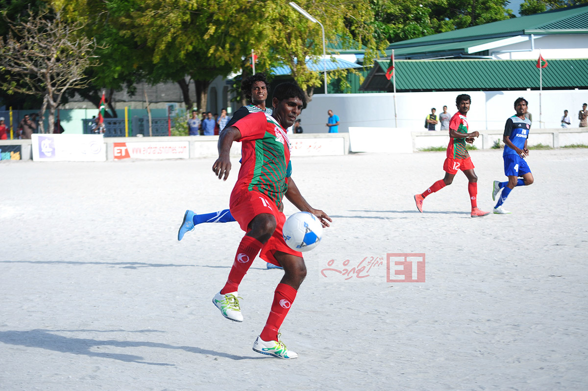 މިއަދު ހަވީރު އޭދަފުއްޓާއި އާއި ނައިފަރު ބައްދަލުކުރި މެޗްގެ ތެރެއިން | އީޓީ ފޮޓޯ:ރާއިފް ޔޫސުފް
