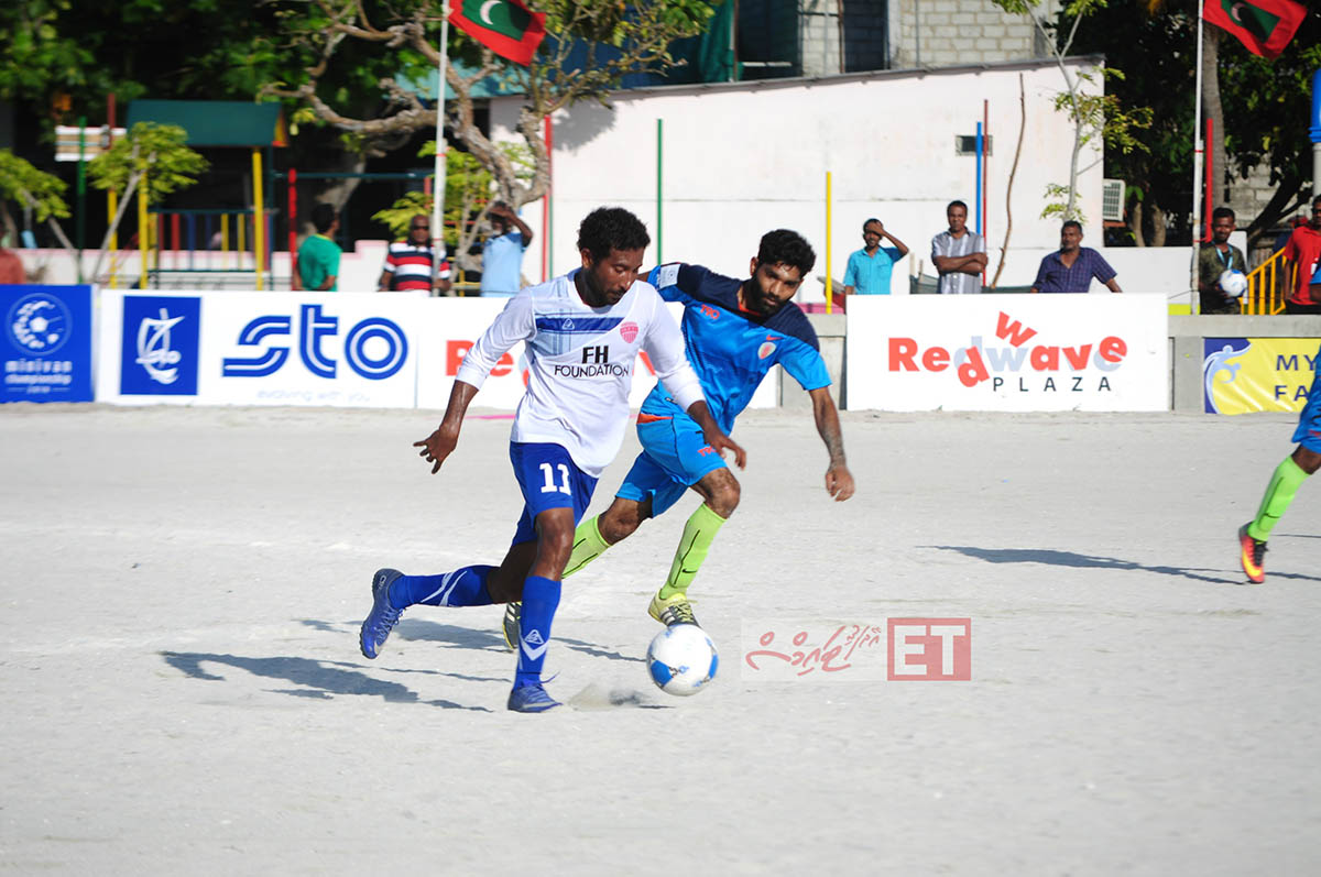 މިއަދު ހަވީރު އިންނަމާދޫ އާއި ނައިފަރު ބައްދަލުކުރި މެޗްގެ ތެރެއިން | އީޓީ ފޮޓޯ:ރާއިފް ޔޫސުފް