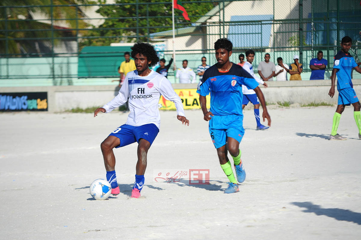 މިއަދު ހަވީރު އިންނަމާދޫ އާއި ނައިފަރު ބައްދަލުކުރި މެޗްގެ ތެރެއިން | އީޓީ ފޮޓޯ:ރާއިފް ޔޫސުފް