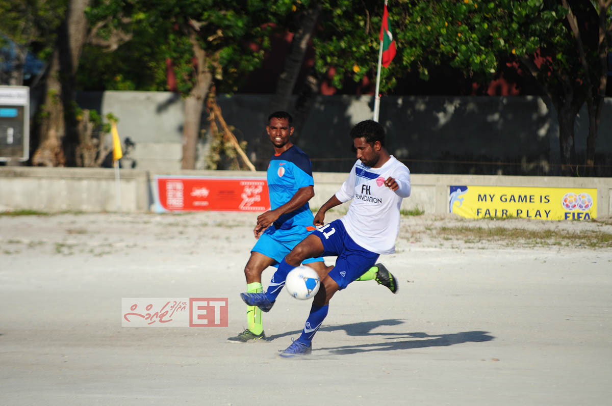މިއަދު ހަވީރު އިންނަމާދޫ އާއި ނައިފަރު ބައްދަލުކުރި މެޗްގެ ތެރެއިން | އީޓީ ފޮޓޯ:ރާއިފް ޔޫސުފް