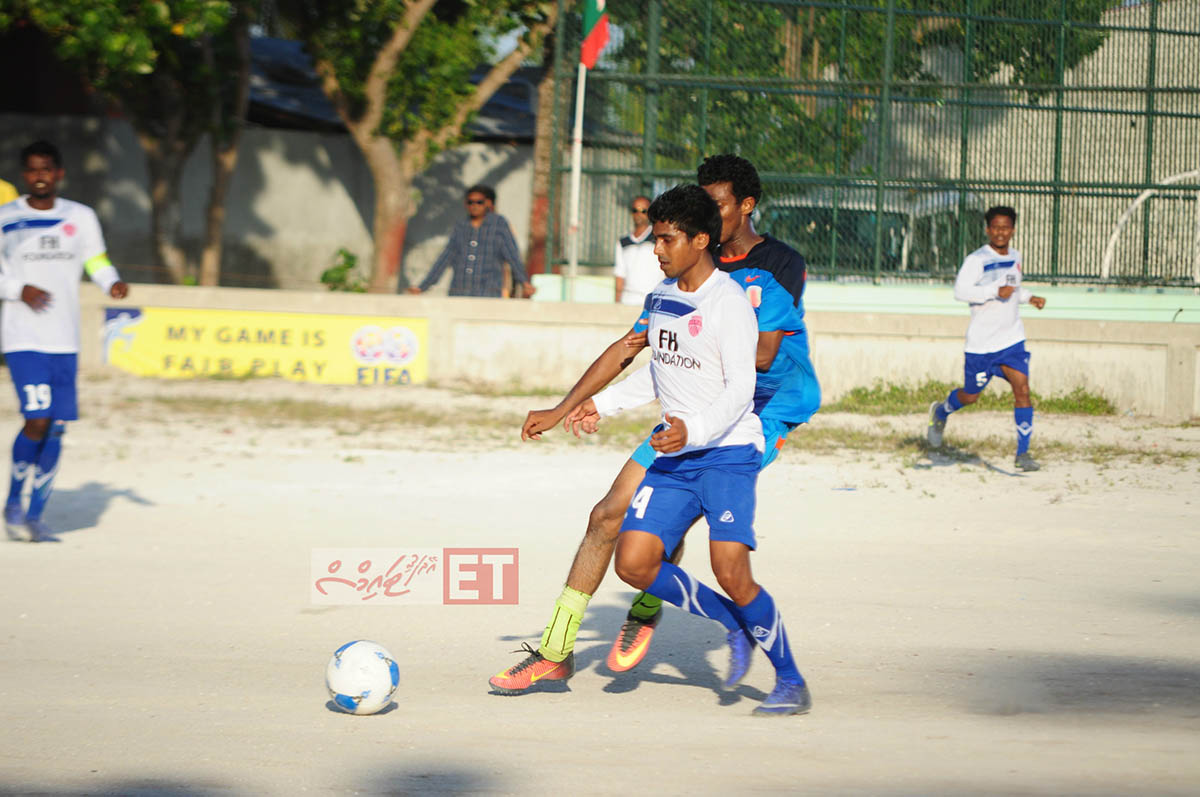 މިއަދު ހަވީރު އިންނަމާދޫ އާއި ނައިފަރު ބައްދަލުކުރި މެޗްގެ ތެރެއިން | އީޓީ ފޮޓޯ:ރާއިފް ޔޫސުފް