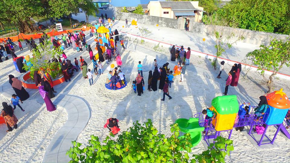 ހިދާ ޖަމިއްޔާއިން ހިތާދޫގައި ހެދި ކުޑަކުދިންގެ ޕާކް ހުޅުވައިފި