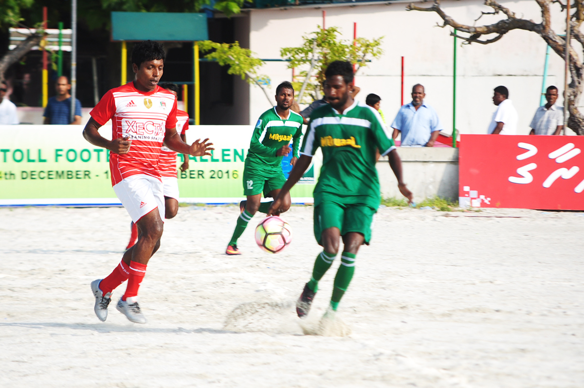 މިއަދު ހަވީރު އޭދަފުއްޓާއި ފެހެންދޫ ބައްދަލުކުރި މެޗްގެ ތެރެއިން | އީޓީ ފޮޓޯ:ރާއިފް ޔޫސުފް