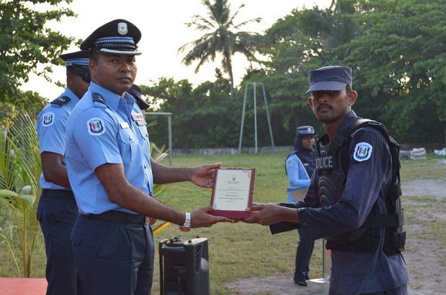 ފުލުހުންނަށް އޭދަފުށީގައި ހިންގި ޓްރޭނިން ކޯސް ނިންމާލައިފި