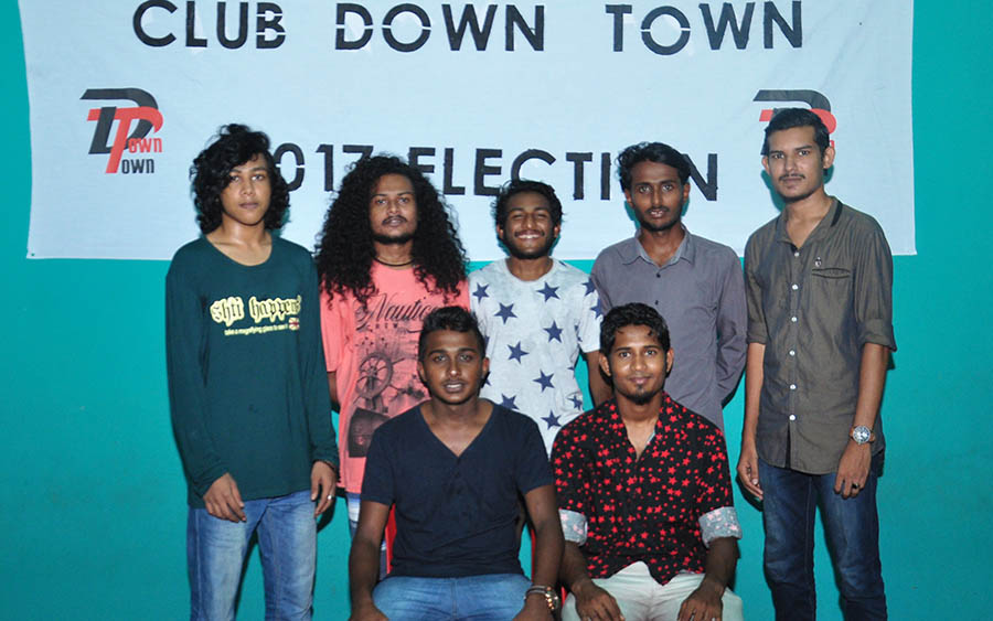 ކްލަބް ޑައުންޓައުންގެ އިސްމަގާމުތަކަށް އިންތިހާބުވި މެންބަރުން. ފޮޓޯ / ރާއިފް ޔޫސުފް / އީޓީ