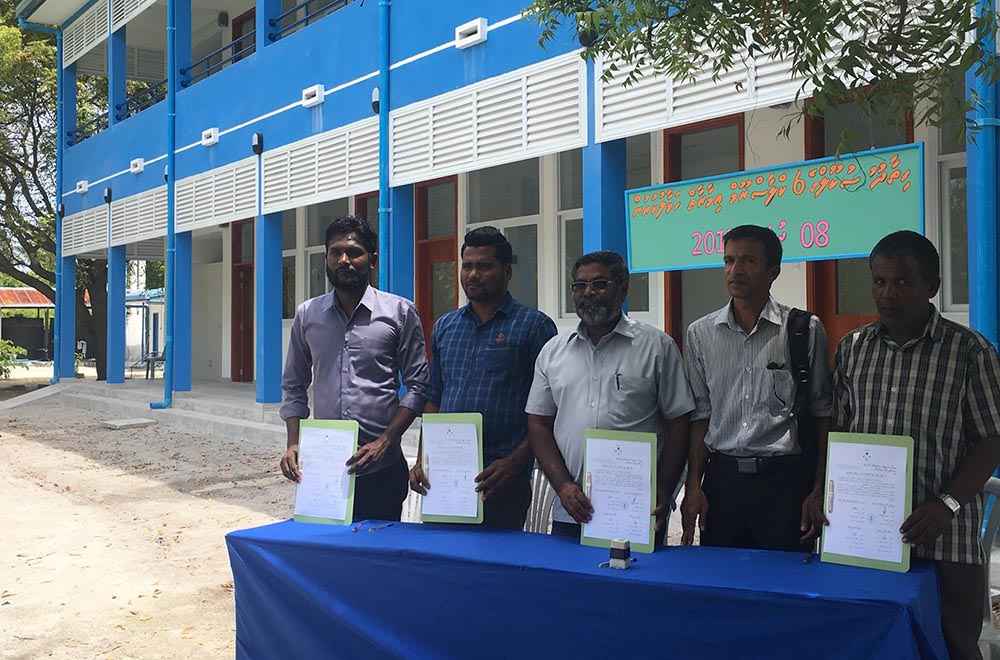 ހަ ކްލާސްރޫމުގެ އާ އިމާރާތް ހިތާދޫ ސްކޫލާ ހަވާލުކޮށްފި