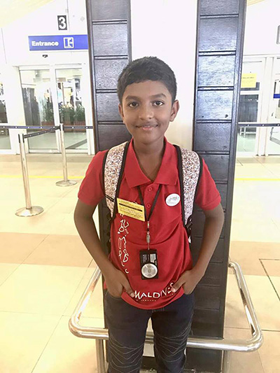 ގޮއިދޫ ސްކޫލުގެ ދަރިވަރަކު ޖަޕާނަށް