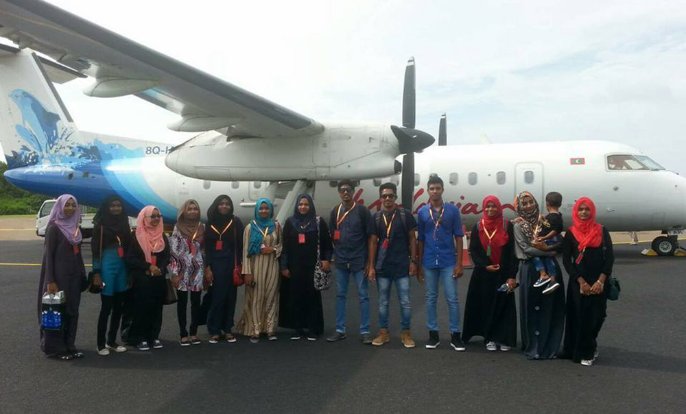 ތަޖުރިބާ ދަތުރެއްގައި ހަނިމާދޫ ސްކޫލުގެ ދަރިވަރުންތަކެއް ބ. އަތޮޅުގައި