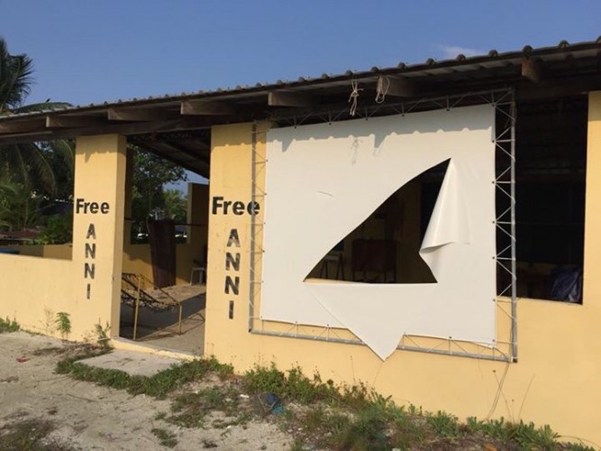 ތުޅާދޫގައި ހުރި އެމްޑީޕީގެ ހަޓަކަށް ގެއްލުން ދީފި