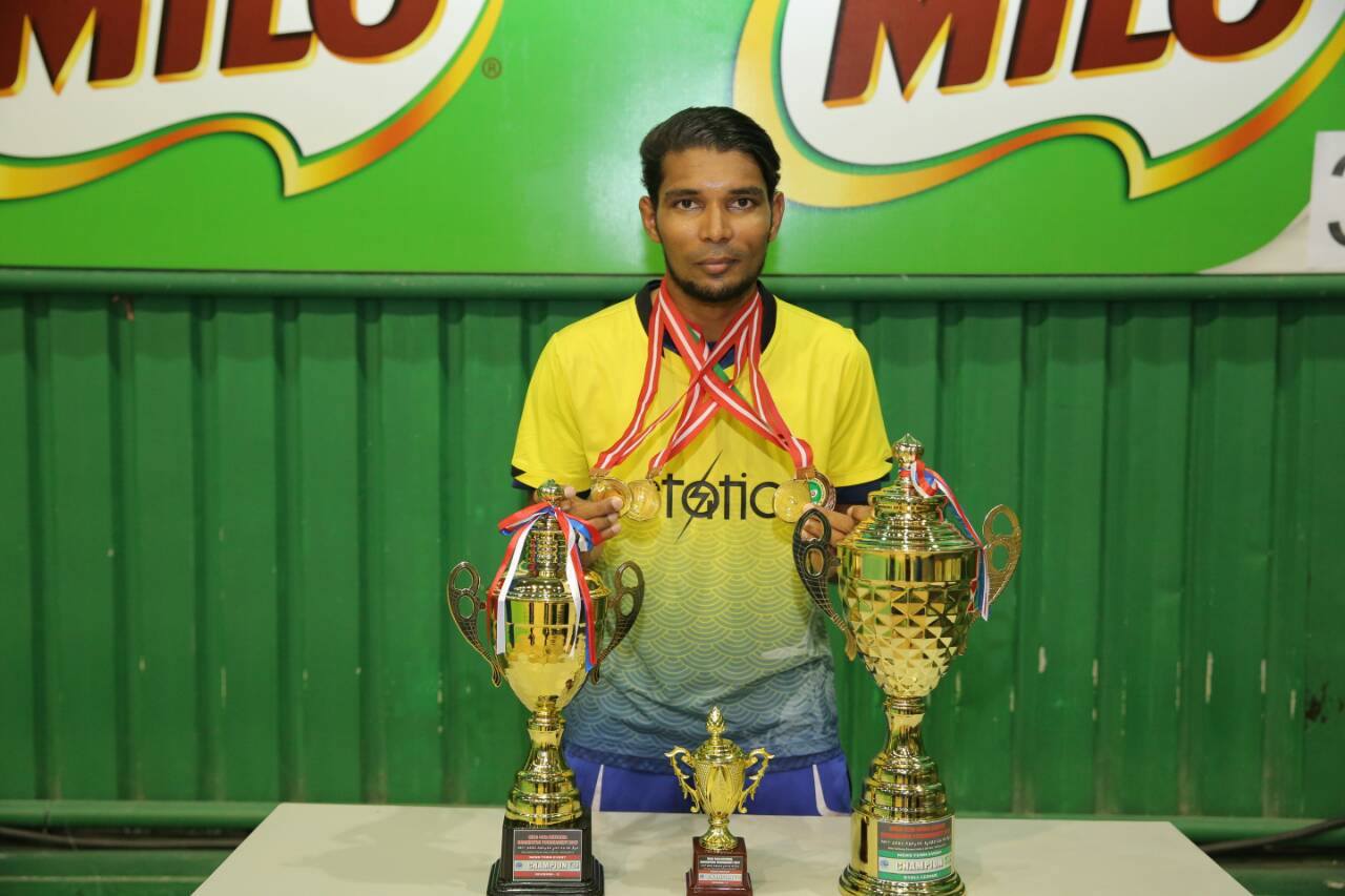 ބެޑްމިންޓަން ސިންގަލްސް ޗެމްޕިއަންކަން ހުސައިން ދިފާއުކޮށްފި