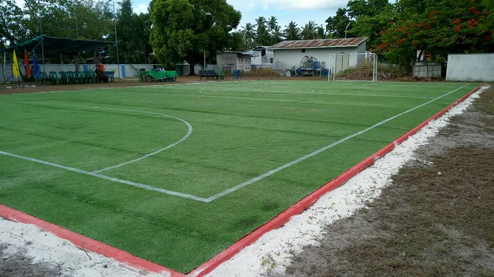 ބަދަ ޖަމިއްޔާއިން ދަރަވަންދޫ ސްކޫލުގައި ޓާފް ދަނޑެއް އަޅައިދީފި