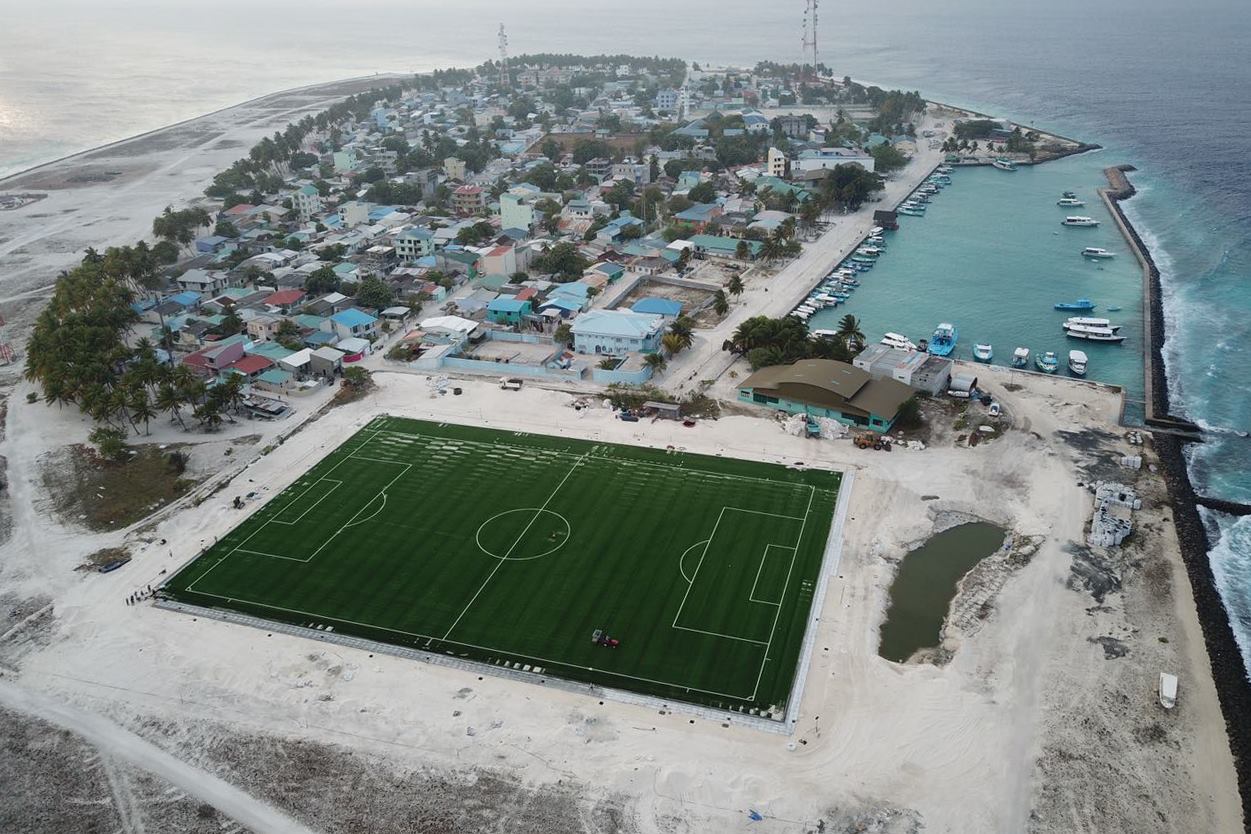 ދަގަނޑޭ ހިމަނައިގެން އޭދަފުށީ މެޗަށް އެފްއޭއެމް ޓީމު އެކުލަވާލައިފި