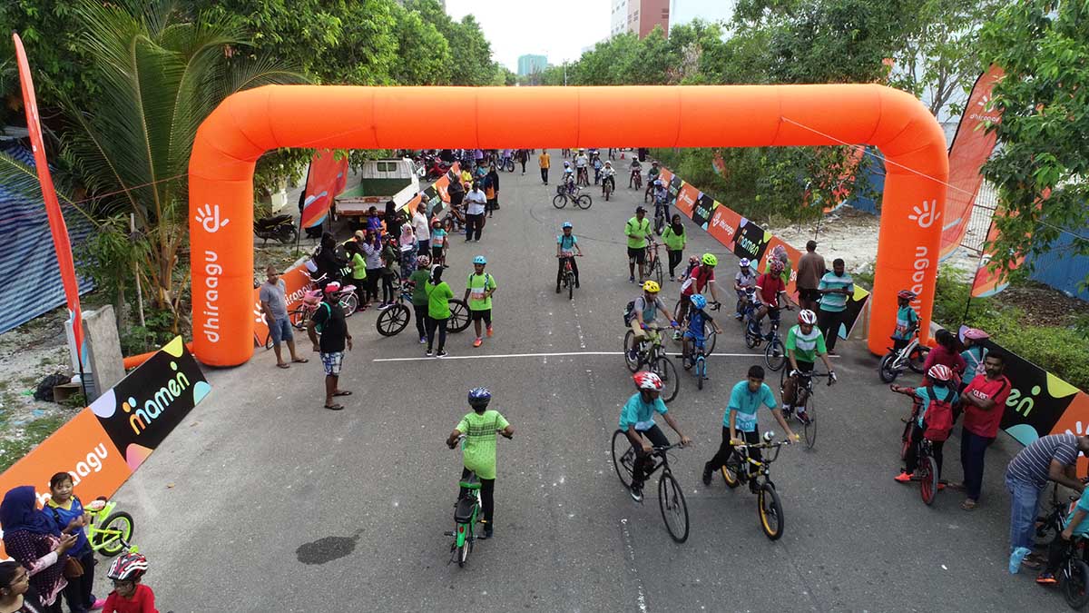 މަމެން އިންޓަރ ސްކޫލް ބައިކް މުބާރާތް ވަރަށް ކުލަގަދަކޮށް ބާއްވައިފި