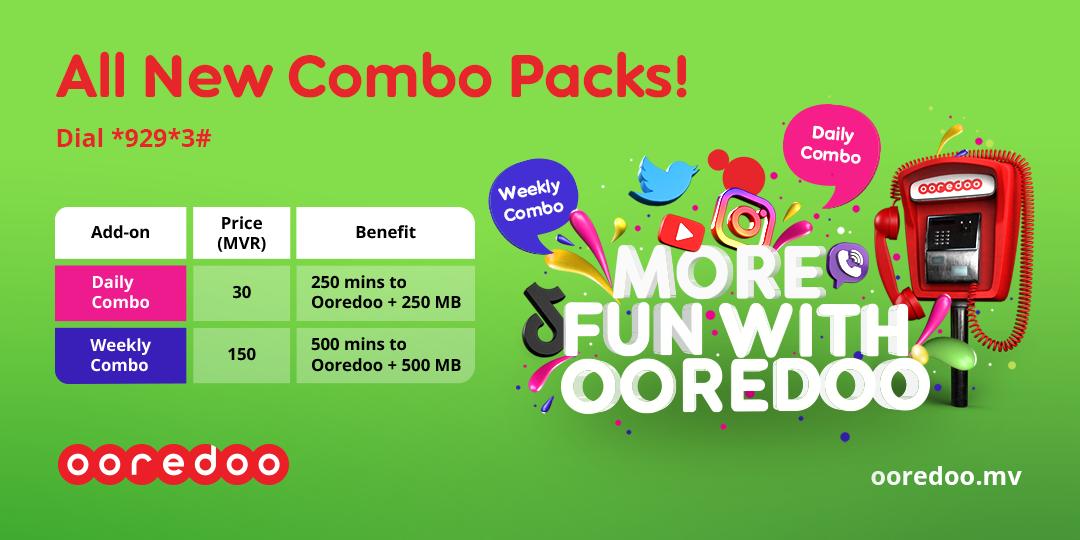 އުރީދޫގެ ޕްރިޕެއިޑް ކަސްޓަމަރުންނަށް ޚާއްސަ ޕެކޭޖްތަކެއް