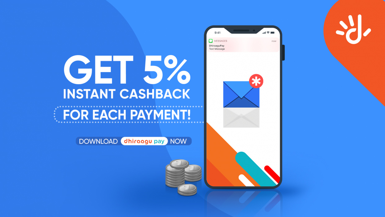 ދިރާގު ޕޭ ކަސްޓަމަރުންނަށް ކޭޝްބެކް ޕްރޮމޯޝަނެއް