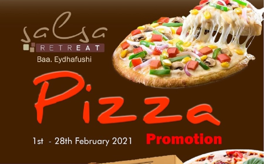 ސަލްސާ އިން ޕިއްޒާއެއް ގަނެގެން 15 ޕިއްޒާ ލިބުމުގެ ފުރުސަތު