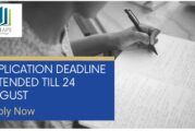 މެޕްސް ކޮލެޖްގެ އޮގަސްޓް އިންޓޭކްގެ ކޯސްތަކަށް ކުރިމަތިލުމުގެ މުއްދަތު އިތުރުކޮށްފި