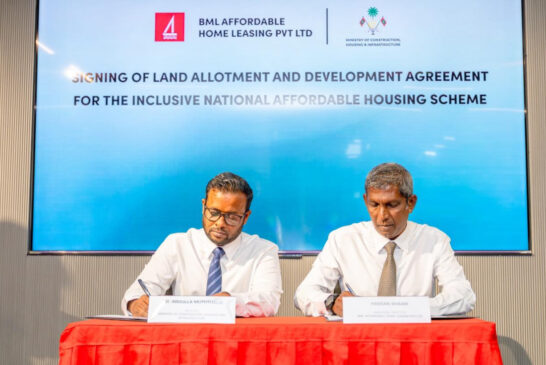 އަގު ހެޔޮކޮށް ވިއްކާ ފްލެޓް އަޅަން ބީއެމްއެލްއާ ބިން ހަވާލުކޮށްފި