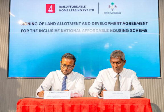 އަގު ހެޔޮކޮށް ވިއްކާ ފްލެޓް އަޅަން ބީއެމްއެލްއާ ބިން ހަވާލުކޮށްފި